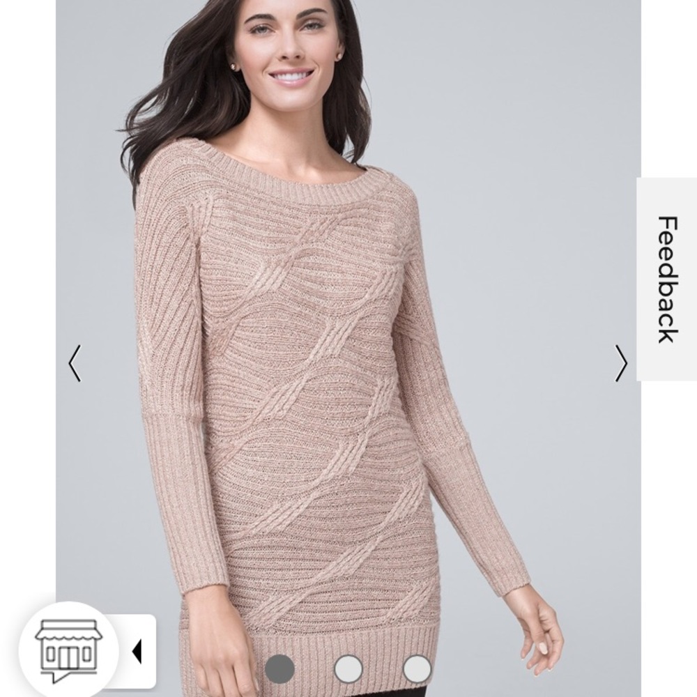 White House Black Market Tunic Sweater